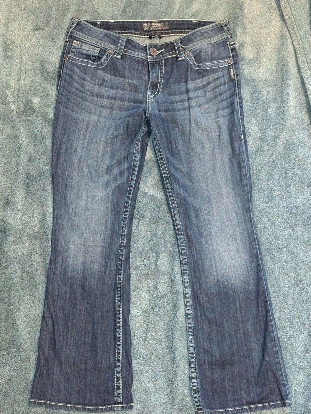 Silver Jeans Women's Boot Cut Blue Denim Jeans